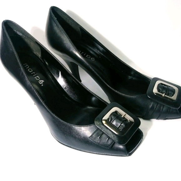 Maripe black heels shoes - Picture 5 of 16